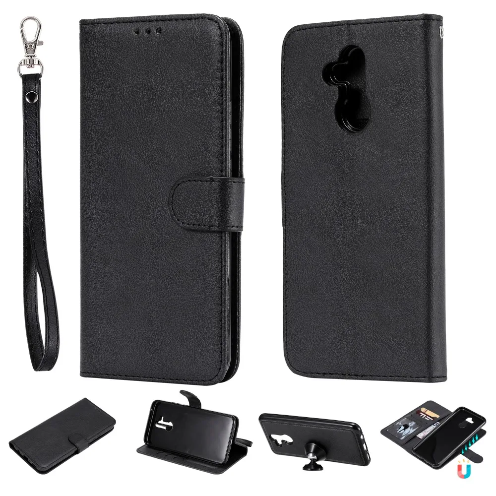 

2in1 Magnetic Removable Leather Wallet card Case For Huawei Mate7 8 9 10 10 20 lite Pro P Smat Z plus 2019