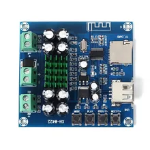 Xh-m422 50 Вт + 50 Вт Bluetooth Усилители домашние модуль Поддержка U диск TF карты играть TPA3116D2 50 Вт * 2