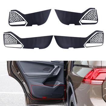 

DWCX 4pcs Car Front & Rear Door Protection Anti-Kick Pad Mat Sticker Fit For VW Tiguan 2017 2018