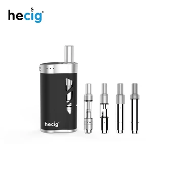 

hecig Arter-AIO Vaporizing Starter Kit Used for Dry Herb&Wax& CBD Oil&E liquid 4 in 1 Multi-Function E cigarette Kit Vape Mods