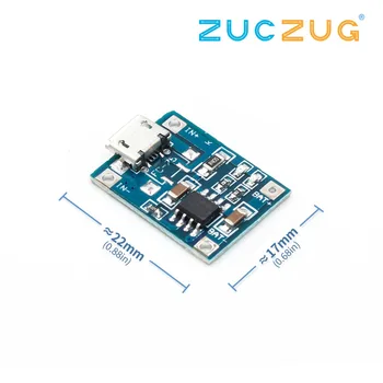 

Micro USB TP4056 1A dedicated lithium battery charging pad charging module lithium battery charger module 1A Charging