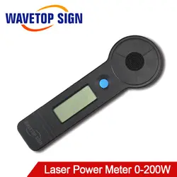 WaveTopSign Обновлен Высокая точность ручной CO2 лазерной трубки Мощность метр 0-200 W HLP-200B для лазерной гравировки и резки