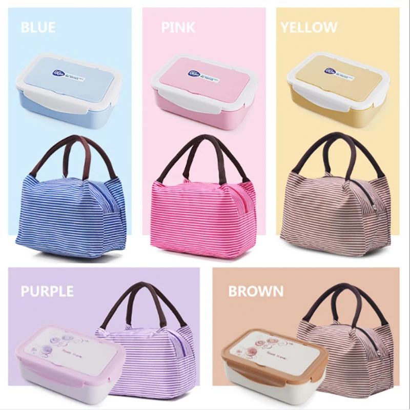 

1400ml Lunch Box Eco-Friendly Bento Box Portable With Bag Tableware Microwavable Leakproof Food Container Picnic School Office