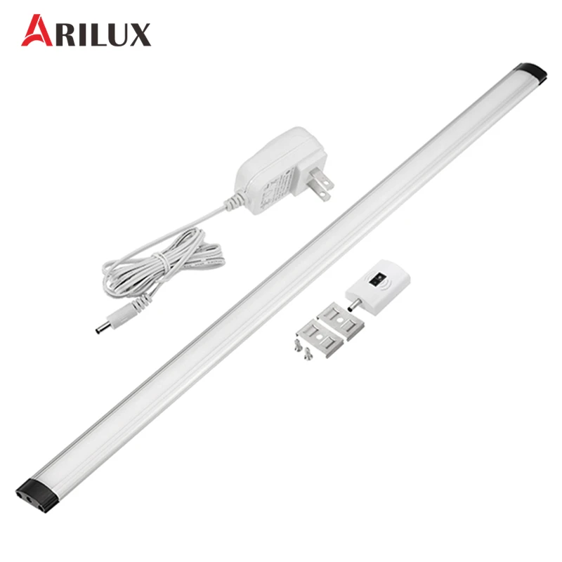 

ARILUX DC12V 5W 50CM LED Cabinet Light Hand Sweep Sensor Switch Night Lamp AC110-240V To DC12V 0.5A EU Plug/US Plug Adapter