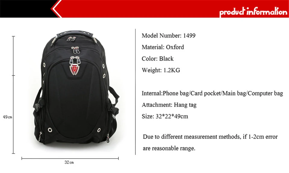Швейцарский черный деловой мужской рюкзак 15,", сумка для компьютера для мальчиков, водонепроницаемая оксфордская дорожная сумка, Большой Вместительный винтажный портфель