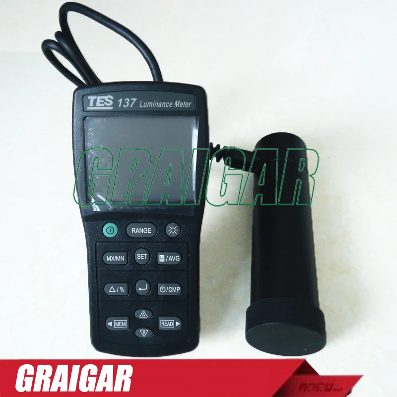 TES 137 Luminance Meter Dual Display, 4 digit LCD TES137 light meter