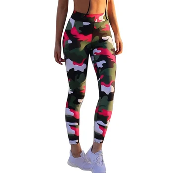 

Women Leggings Leisure Jegging Pants Trousers New High Elastic Skinny Camouflage Print Legging Spring Summer Slimming