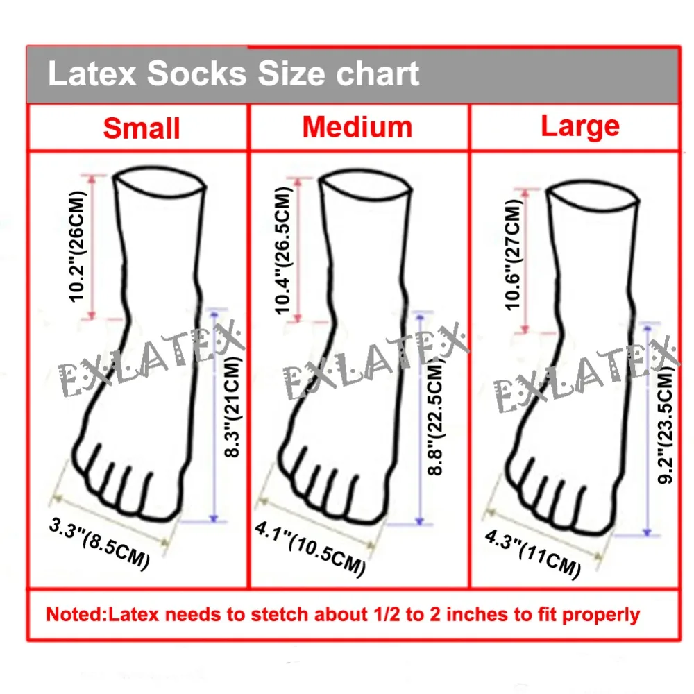Latex Sock Latex Short Socks Exotic Apparel Erotic Underwear Stockings (2)-