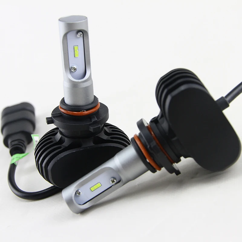 2 шт. 9005 HB3 9006 HB4 H11 H4 H7 Led H1 авто фар S1 N1 50 Вт 8000LM 6000 К автомобильной лампы все в одном