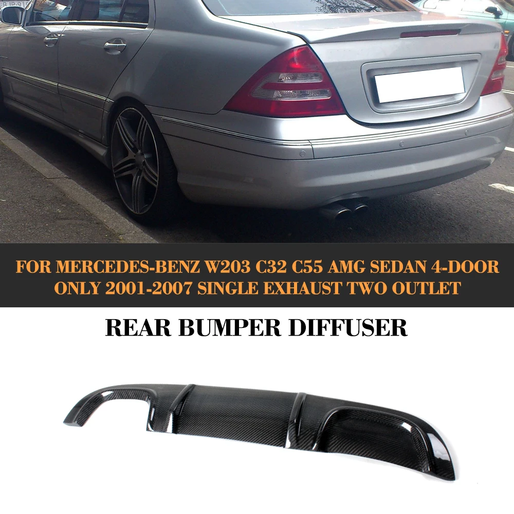 C Klasse Carbon Faser Auto Heckschurze Diffusor Spoiler Fur Mercedes Benz W203 Amg Stossstange 2005 2007 Hinten Diffusor Lip Spoiler Diffuser Rear Diffuser Amgdiffuser Bumper Aliexpress