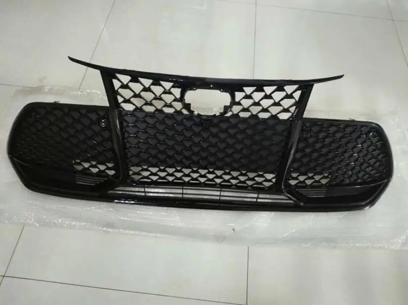 ABS SCHWARZ CHROM AUTO VORDEREN STOßFÄNGER RACING GRILLS GRILL UM TRIM ABDECKUNG FIT FÜR TOYOTA AVALON 2019 2020