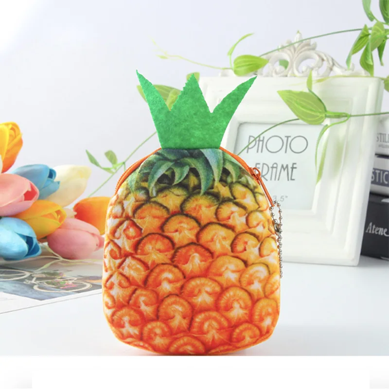 

Super Kawaii 3D Fruits Plush Purse TOY DOLL Gift Key Chain Plush Bag Doll Toys