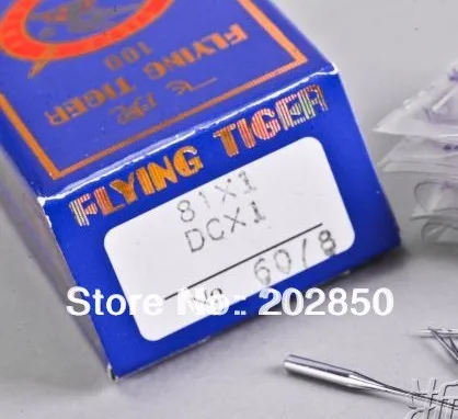 

DC*1,60/8, 100PCS Needles(10 packs)/Lot,Industrial Overlock Sewing Machine Needles,Flying Tiger Brand,Best Quality For Wholesale