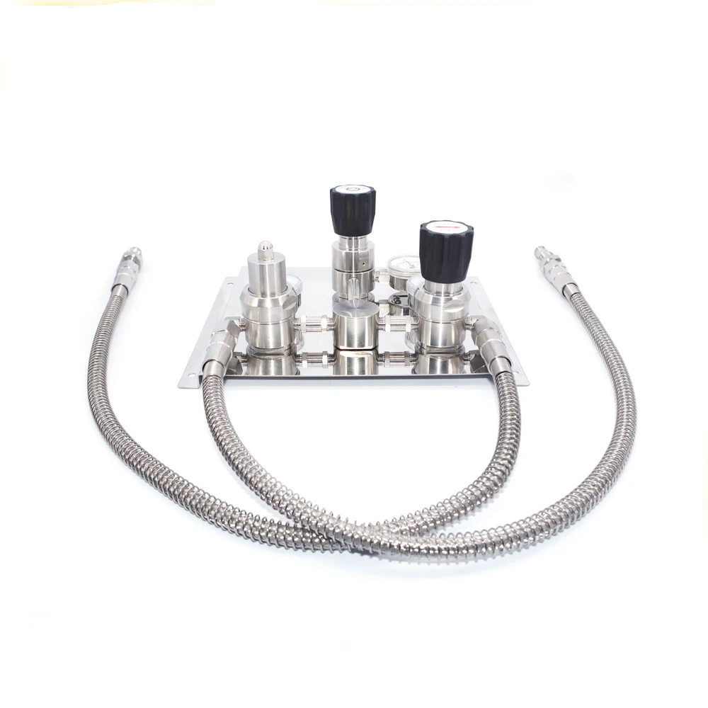 

Stainless steel High pressure co2 Gas control panel pressure regulator