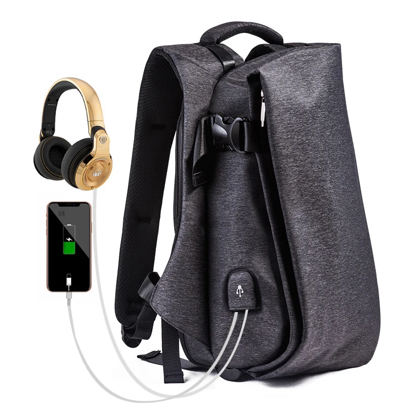 

2019 Men Backpack 15.6" Laptop Backpacks Fashion Backpack Schoolbag Male Mochila Water repellent Large Capacity Bag