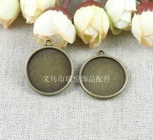

( A2212) 18mm DIY bronze Cameo Settings Alloy Cork Base Making Charm Pendant Jewelry Accessories