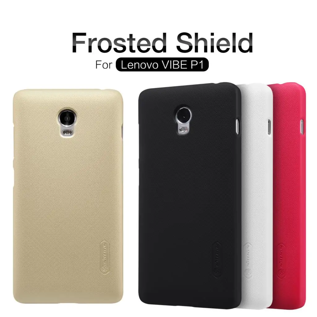 Original Nillkin Frosted Shield Cell Phone Case For Lenovo VIBE P1 p1a42 P1c72 P1c58 Dual Sim Hard Back Cover Matte Case