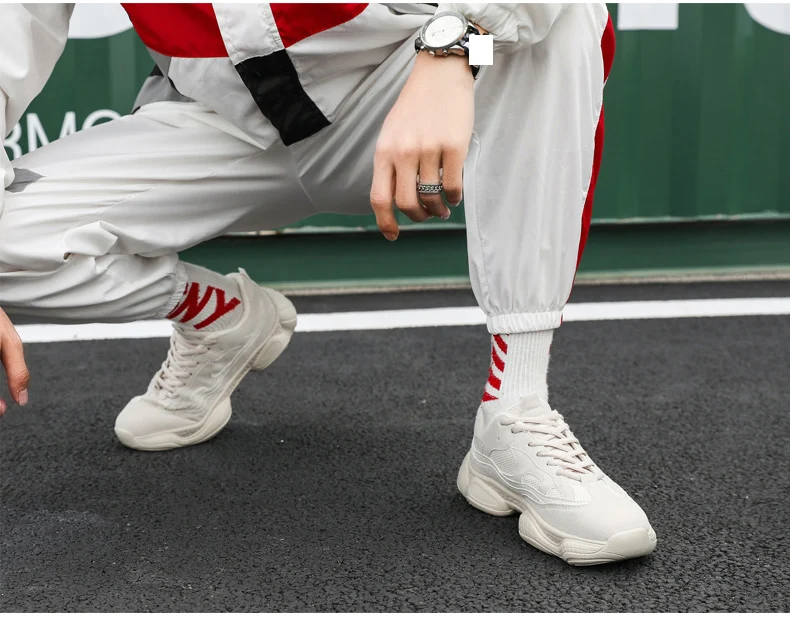 Men's Shoes Winter Platform Chunky Sneakers Dad Shoes Men Winter Black With Fur High Platform Trainers Sneakers Men Luxury Brand (6)