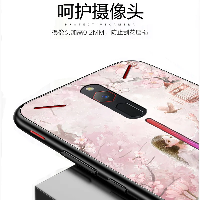 Чехол для Nubia Red Magic чехол телефона s задняя крышка из закаленного стекла RedMagic