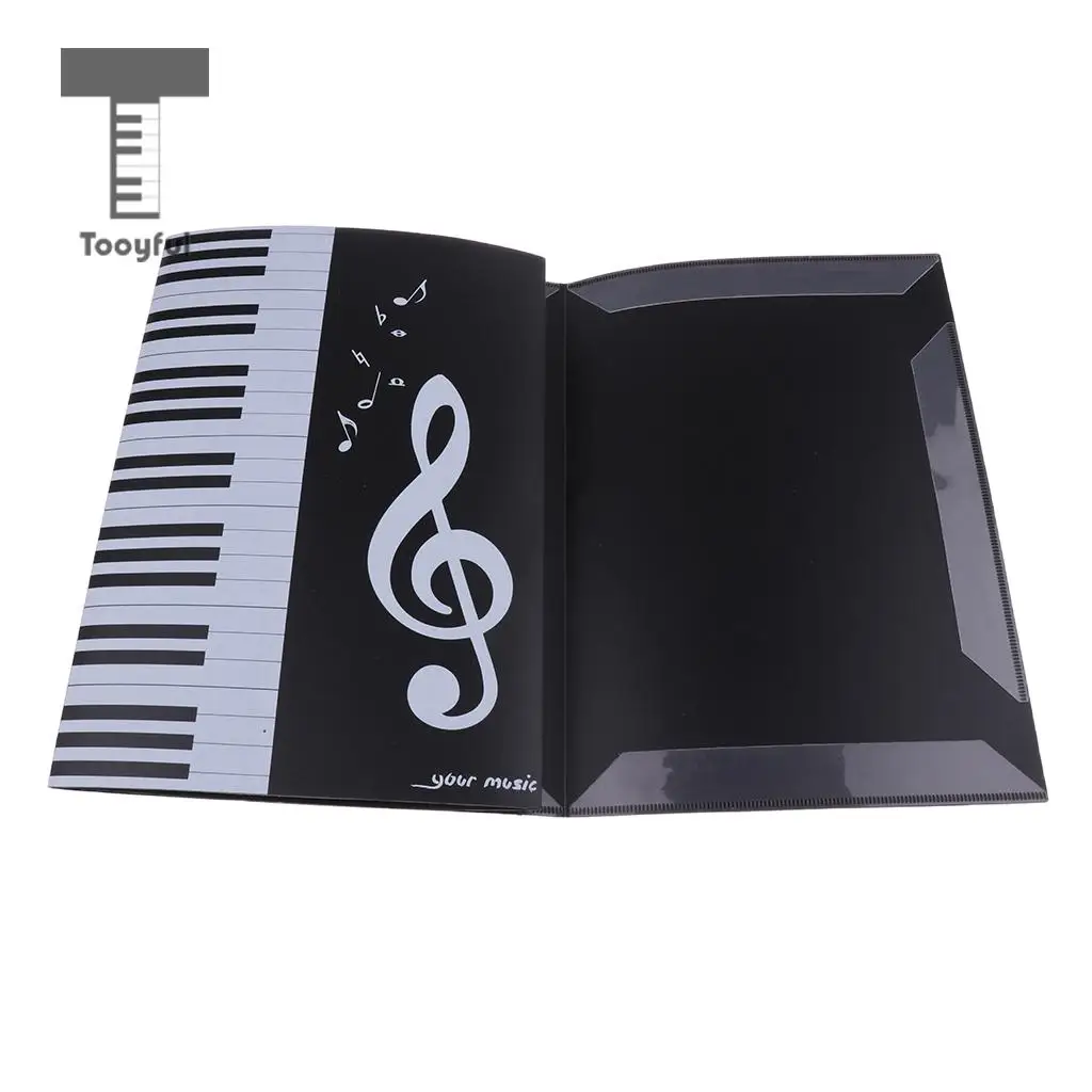  Tooyful Three Fold Piano Sheet Music Folder Music Score Clips Holder Parts for Music Lovers