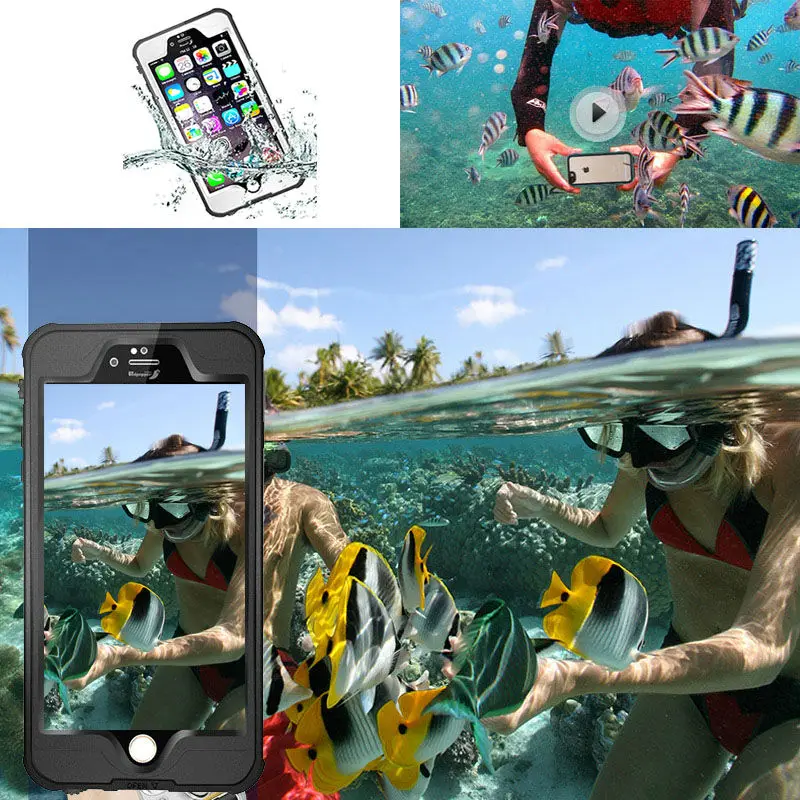 

Newest Swim Dive IP68 Waterproof Shockproof Case for Samsung Galaxy Note 8 Fingerprint TPU+PC Armor Phone Cover Coque Capinha