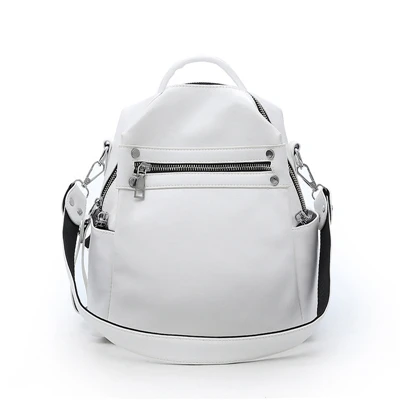 

WKKGO New PU Leather Casual Bags Lady Shopping Rucksack Student School Backpack Women Travel Bag Shoulder High Quality Backpacks