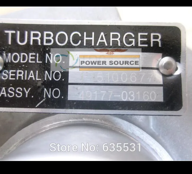 TD04-12T 49177-03160 1G565-1701 Turbo Turbocharger For Mitsubishi Pajero L200 Kubota Bobcat S250 Skid Steer Loader V3300-T 3.3L (6)