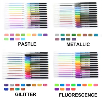 

48/100PCS Flash Gel Pen Refill, Color Full Shinning Refill For The Child'S Drawing Office Stationery 48 Colors Shinning Refills