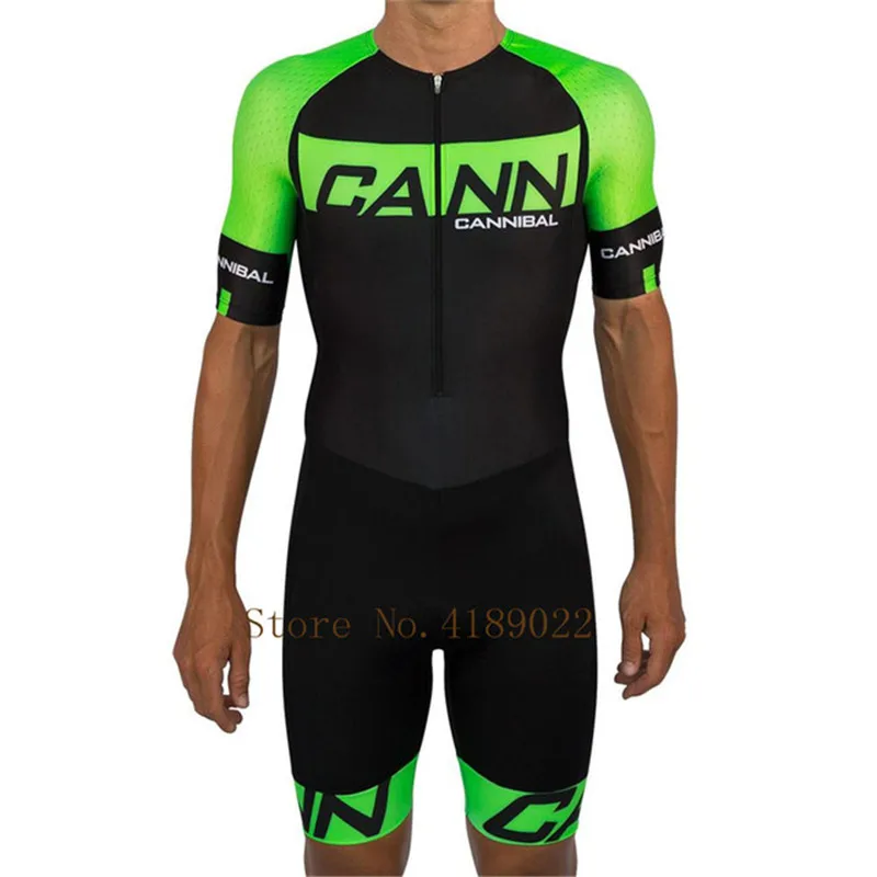 CANNBAL cycling skinsuit men short sleeve swimsuit sports jumpsuit Personalized customization bike equipment team triathlon suit