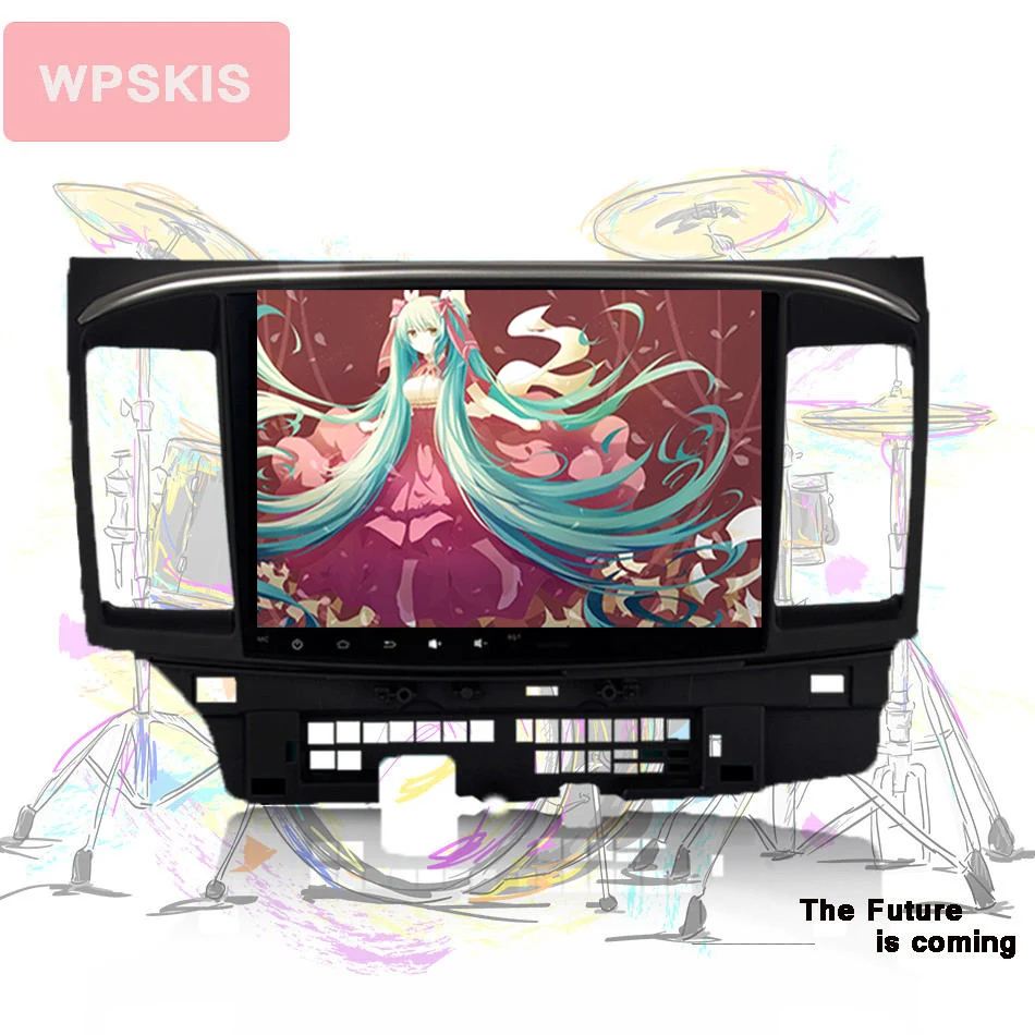Best Android 9.0 car dvd for Mitsubishi Lancer 10.2 inch 2008 2009 2010 2011 2012 2013 2014 2015 2016 2017 2018 car stereo Headunit 5