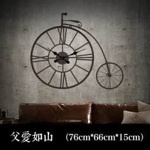 20 inches Large Wall Clock Saat Relogio de parede Duvar saati Retro mute clock Creative fashion art bar wall decoration watch