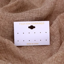 Hot Sale Earring Packaging Cards Jewelry Displays Cards 5x7cm 500pcs/lot Paper Card Fit For Stud Earring Display Packing