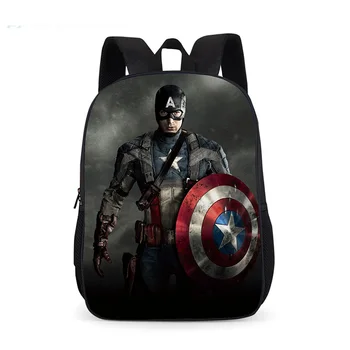 

17 Inch Super Hero Iron Man Kids Backpack Children School Bags For Boys Orthopedic Child BookBag Knapsack Mochila Infantil