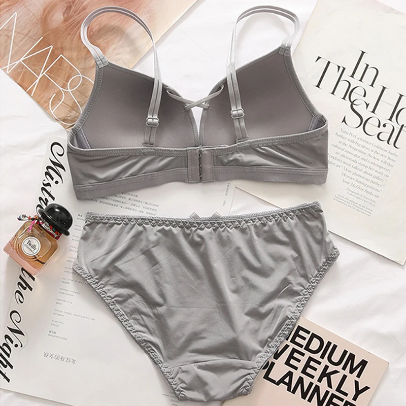 Женское модное цельное сексуальное нижнее белье бюстгальтеры с кружевным бантом