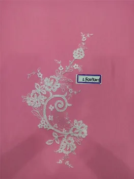 

Lace Applique patch off white Lace headdress DIY bride accessories embroidered collar 15pairs