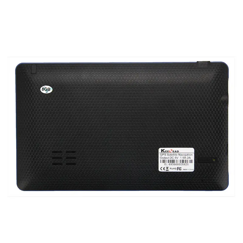 KEELEAD 7 дюймов Автомобильный GPS навигатор емкостный экран Bluetooth AV In FM Встроенный 8