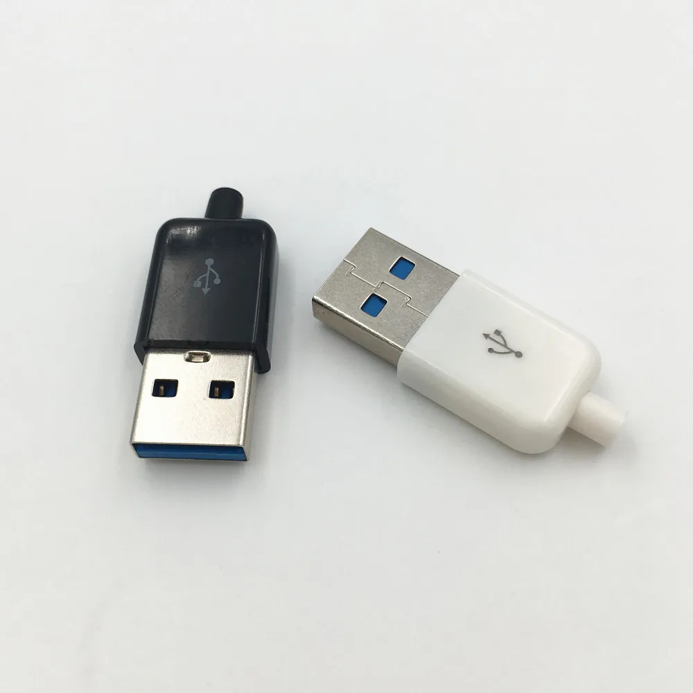 10 комплектов сделай сам разъем USB 3 0 A штекер 4pin сварочный тип гнездо в 1 паяльный