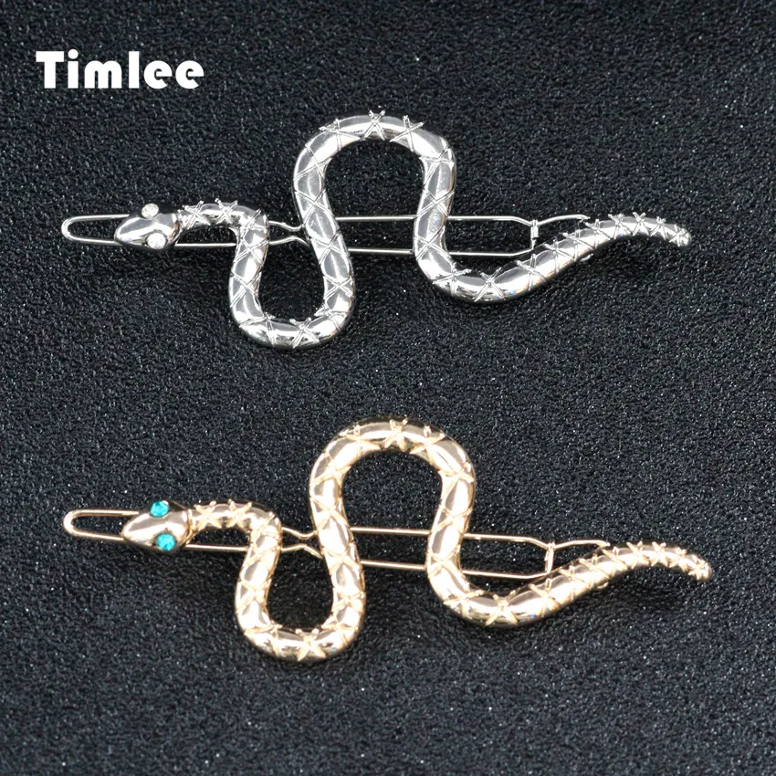 1 PC Women Fashion Paperclip Hair clips Girls Metal Minimalist Personality Hairp