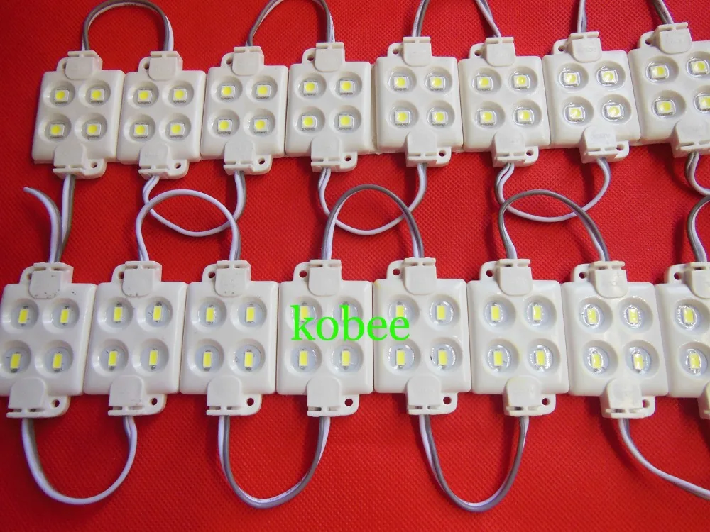사출 성형 방수 4led 5050/5630 smd 모듈 장식 조명 램프 12 v