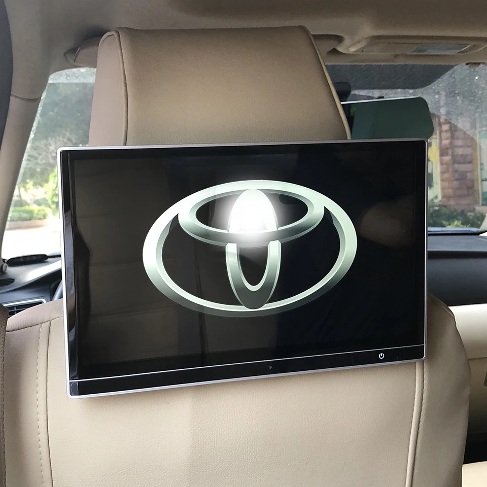 

12.5 Inch Car Android 7.1 Headrest Monitor For Toyota Avalon Prado Corolla RAV4 Crown Vios HDMI Rear Seat Entertainment System