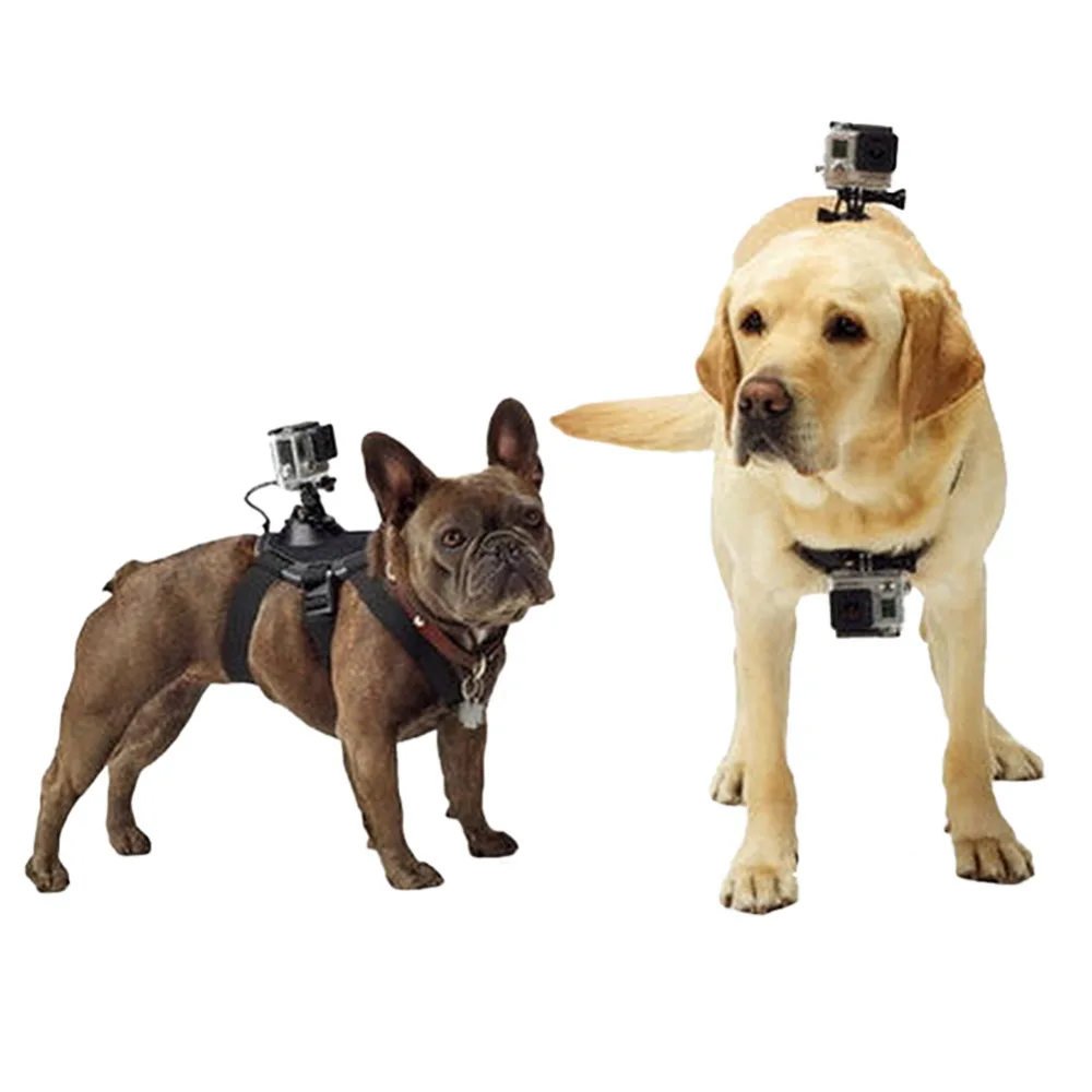 Tripods For GoPro Accessories Adjustable Dog Fetch Harness Chest Strap