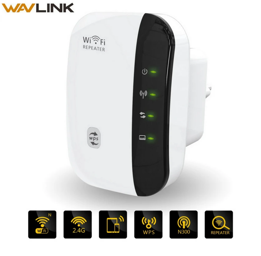 Goedkoop Wifi Signaal Booster 300 Mbps Draadloze wifi extender 802.11n b g WPS Netwerk Ontvanger Versterker Ethernet Wifi Repeater EU plug