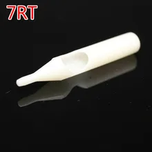 Besta Высокое качество 50 шт одноразовые татуировки Советы Белый Цвет 7RT круглые наконечники предварительно стерилизованный наконечник сопла для 7RL 7RS иглы татуировки