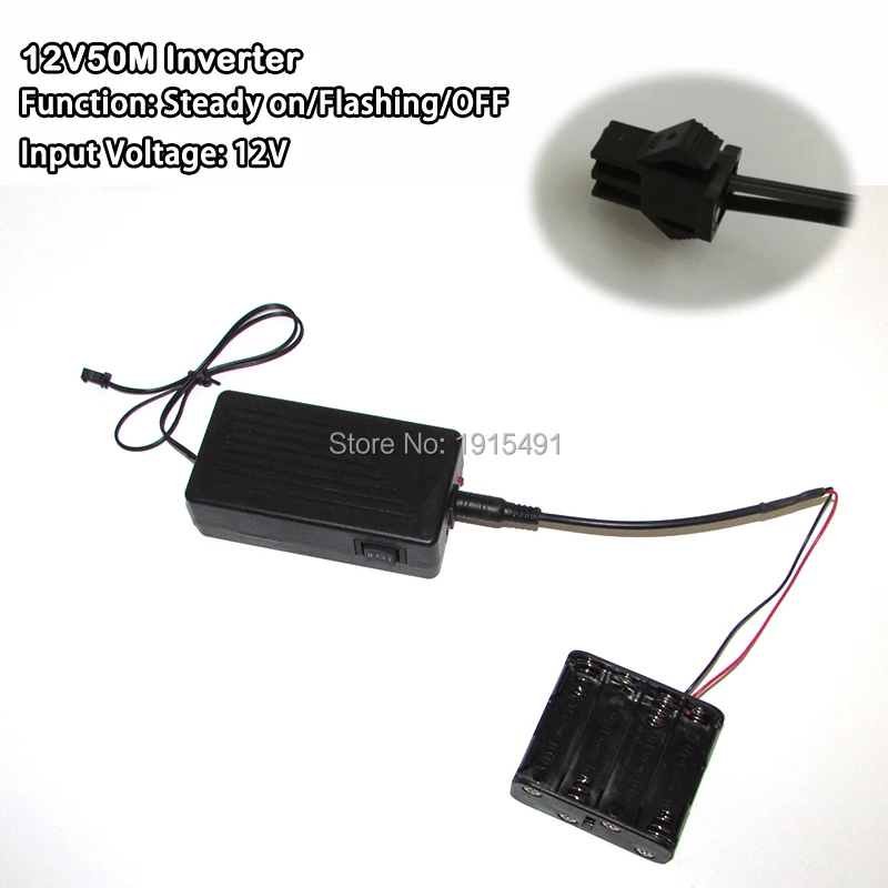 DC12V Holiday Lighting Flashing EL inverter EL Driver with Cell box for