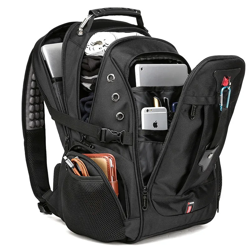 40L большой емкости мужской рюкзак для путешествий Многофункциональный usb зарядка Рюкзак Школьные сумки для девочек-подростков Mochila Masculina