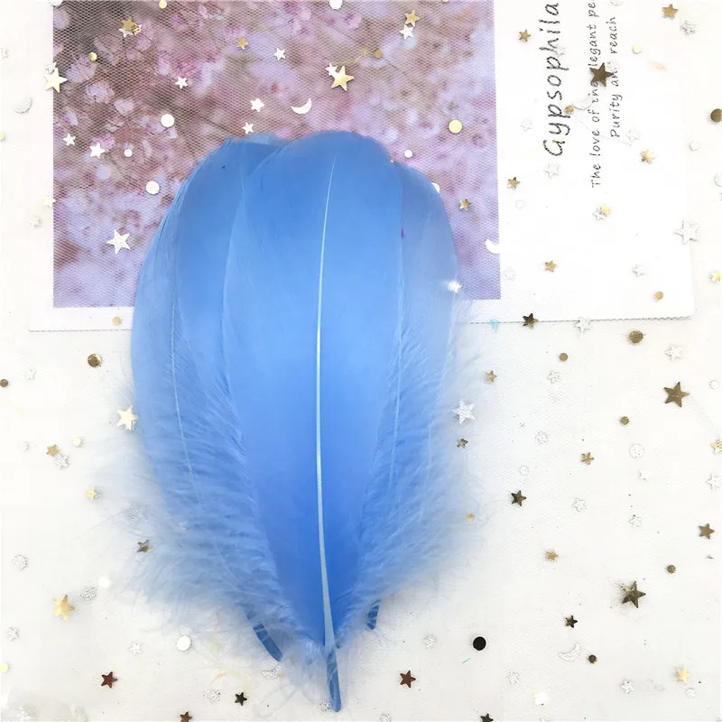 Разноцветные Шлейфы Лебедь Feathers10-15cm гусиное перо сценический шлейф Ловец снов промытый гусиный пух пушистый шлейф для свадьбы 50 шт