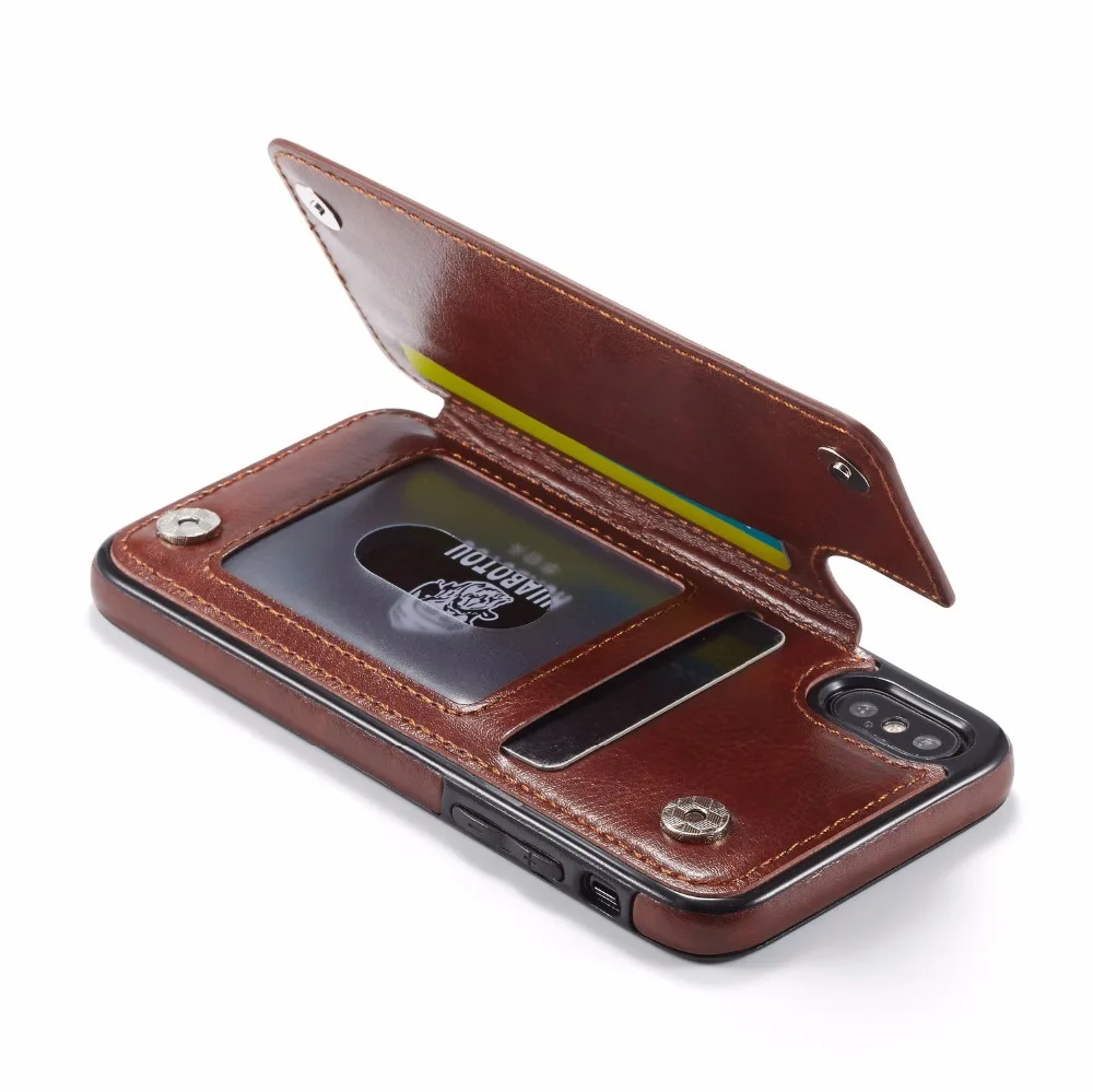 Para iphone XS Max XR X Funda de cuero PU cartera trasera magnética tapa delgada funda para iphone 7 Plus 8 6 6 s caso Para iphone XS Max XR X Funda de cuero PU cartera trasera magnética tapa delgada funda para iphone 7 Plus 8 6 6 s caso
