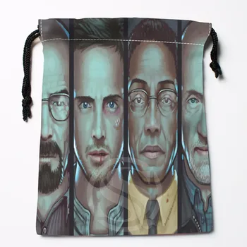

Fl-Q132 New breaking bad &5 Custom Printed receive bag Bag Compression Type drawstring bags size 18X22cm 711-#Fl132