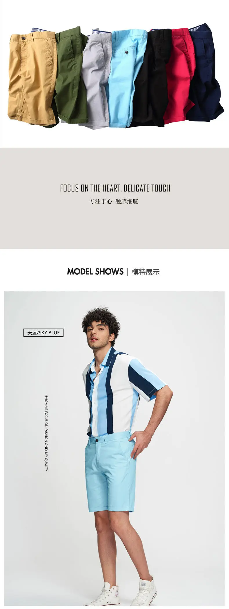 7Colors Cotton Shorts Men Summer Formal Business Shorts Male Quality Washed Cargo Short Pants Fitted Size Brand Travel Clothing 03