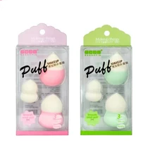 3 шт. косметическая пудра SBR основа для макияжа Губка пудра гладкая Красота Косметика различные макияж губка инструмент для красоты с коробкой